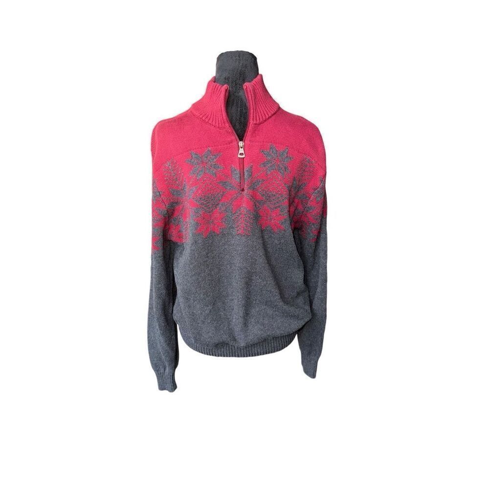 Weatherproof men’s quarter zip winter sweater medium